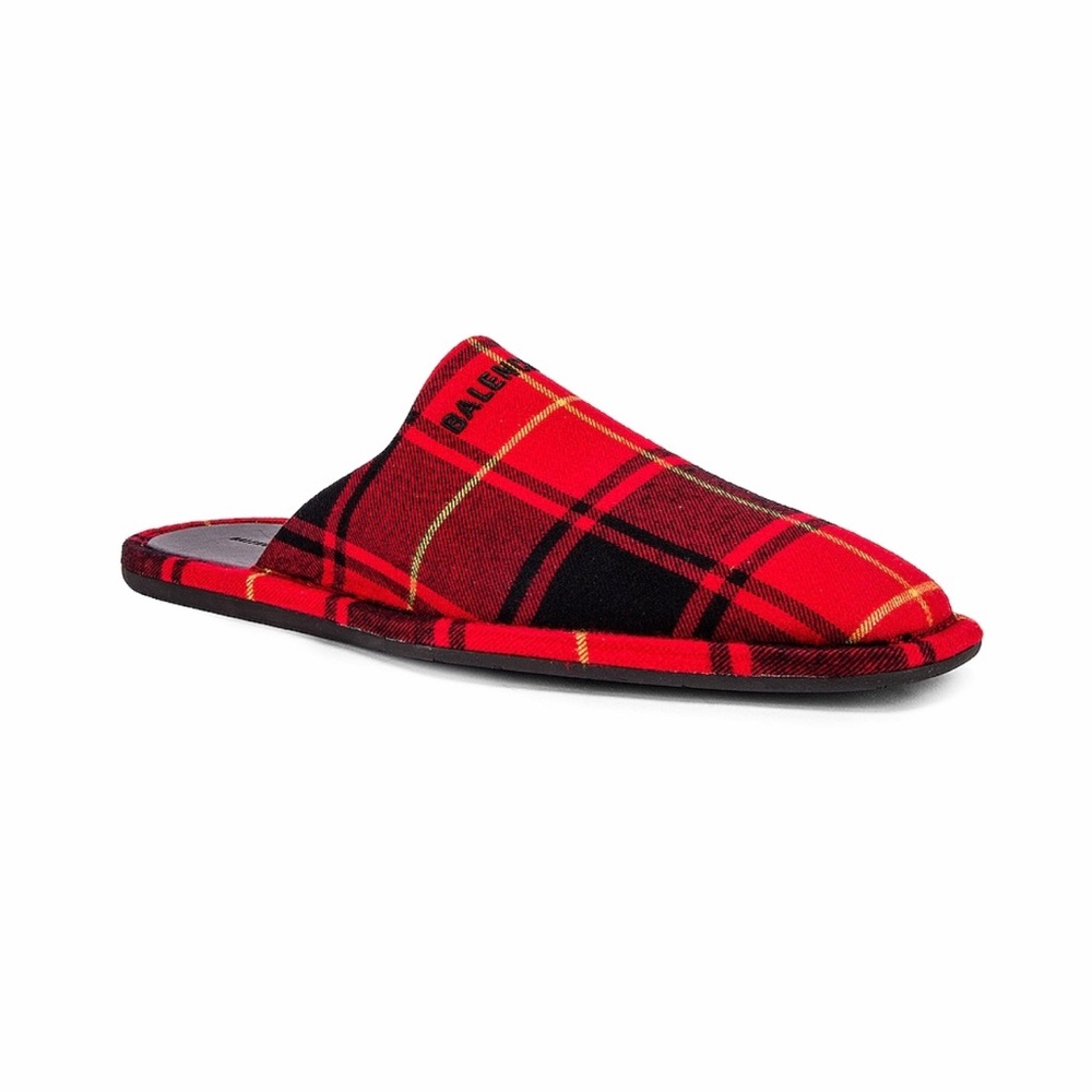New Balenciaga Cosy Mules checkered sz 45